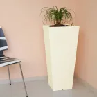 Vaza de gradina patrata fluorescenta cu lumina Made in Italy - Avanas Viadurini