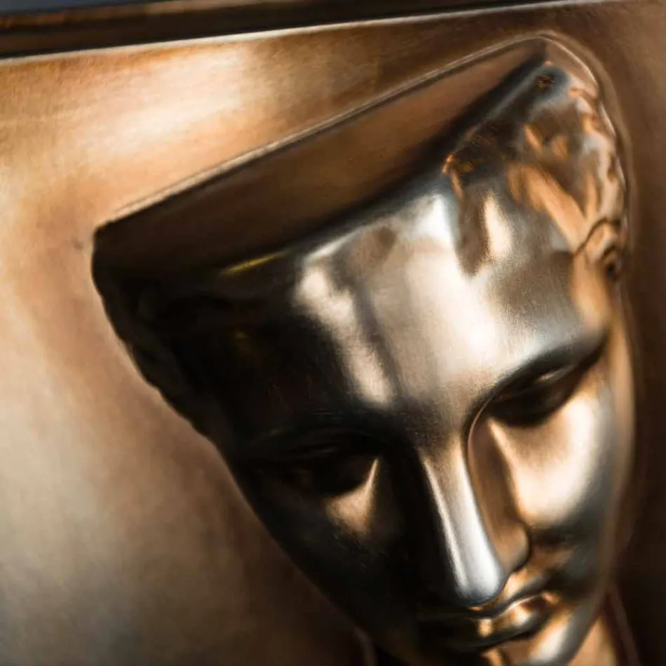 Vaza dreptunghiulară modernă din ceramică colorată realizată manual în Italia - Lucas Viadurini