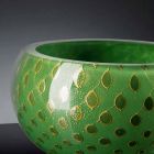 Vază de interior rotundă, din sticlă de Murano colorată, fabricată în Italia - Asper Viadurini