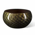 Vază de interior rotundă, din sticlă de Murano colorată, fabricată în Italia - Asper Viadurini