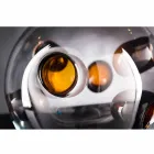 Vază rotundă de interior din sticlă de Murano suflată Fabricată în Italia - Kimo Viadurini