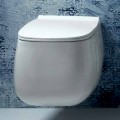 Design modern, ceramică albă suspendată Gaiola, realizată în Italia