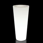 Vaza rotunda de gradina colorata fluo cu lumina Made in Italy - Avanas Viadurini