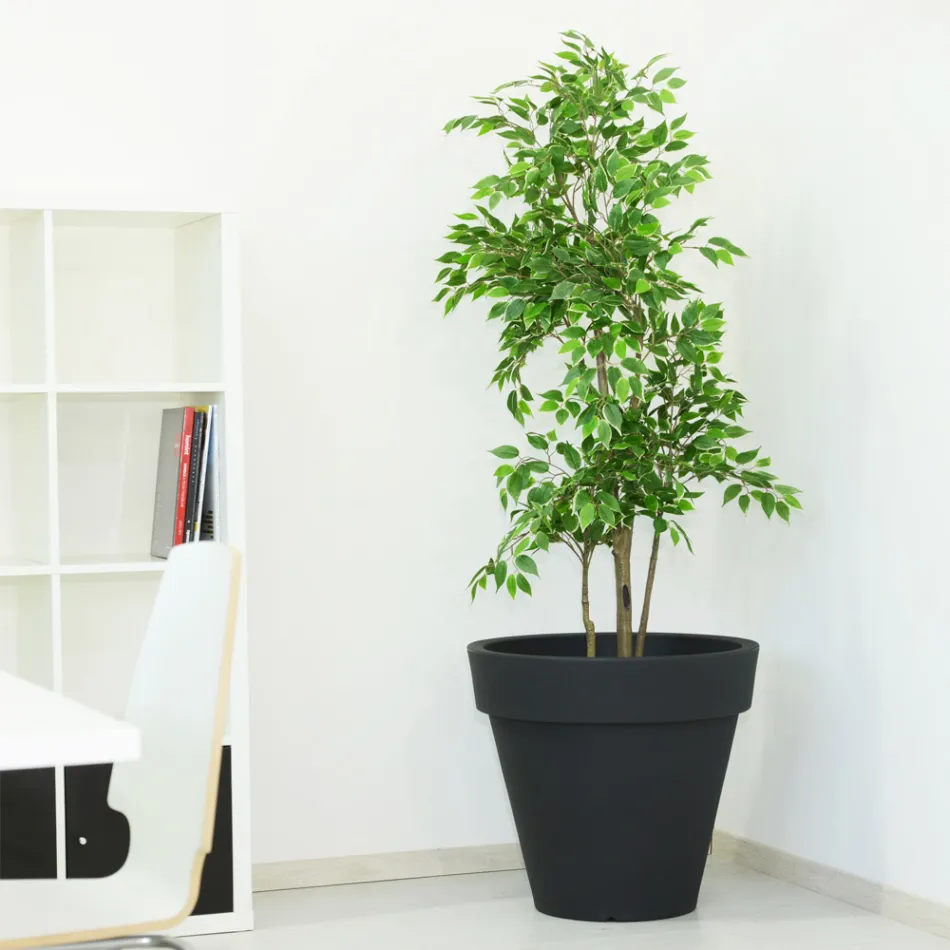 Vaza de gradina rotunda colorata sau cu iluminare Made in Italy - Avanas Viadurini