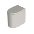 Vas de toaletă ceramic, de podea, în diferite culori, fabricat în Italia - Girl Viadurini