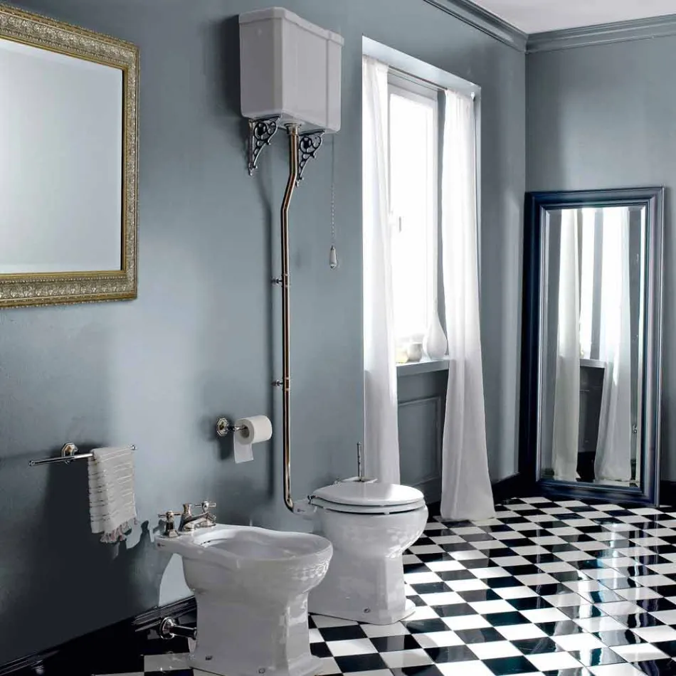 Vas de ceramică cu casetă fabricat în Italia - Marwa Viadurini