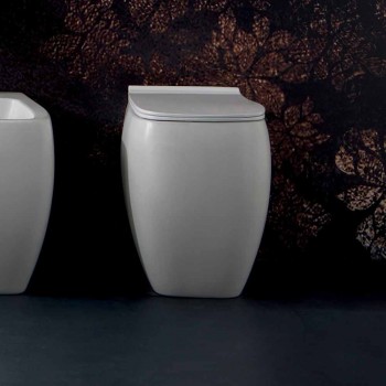 Alb vaza ceramica WC cu design modern Gais, fabricata in Italia