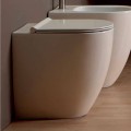 Vas WC în alb ceramice design modern Shine Piața H50 fără ramă