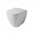 Design vaza de toaletă din ceramică albă sau colorată Trabia