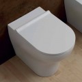 Vas WC alb ceramice 54x35cm stele Made in Italy, design modern