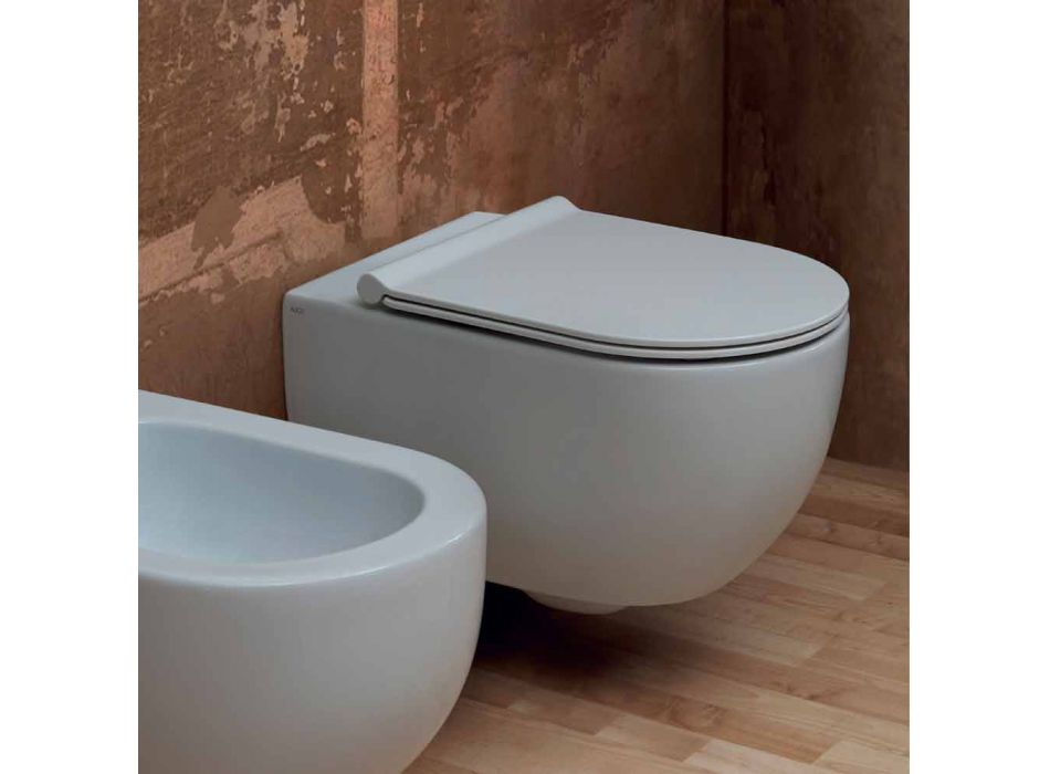 Perete WC design modern 55x35 ceramice de stele Made in Italy Viadurini