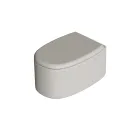 Vas de toaletă ceramic suspendat în diverse culori, fabricat în Italia - Fetiță Viadurini