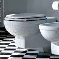 Stil clasic cu vase suspendate Wc în ceramică albă fabricată în Italia - Marwa