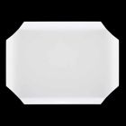 Placă de tăiere a tăvii de bucătărie în Corian alb Design elegant dreptunghiular - Ivanova Viadurini