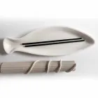 Tava de bucătărie din marmură albă de Carrara Fabricată manual în Italia - Pește Viadurini