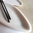 Tava de bucătărie din marmură albă de Carrara Fabricată manual în Italia - Pește Viadurini