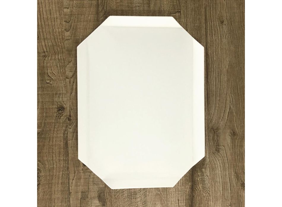Tava de bucătărie sau tăietură în corian alb Design Made in Italy - Ivanova Viadurini