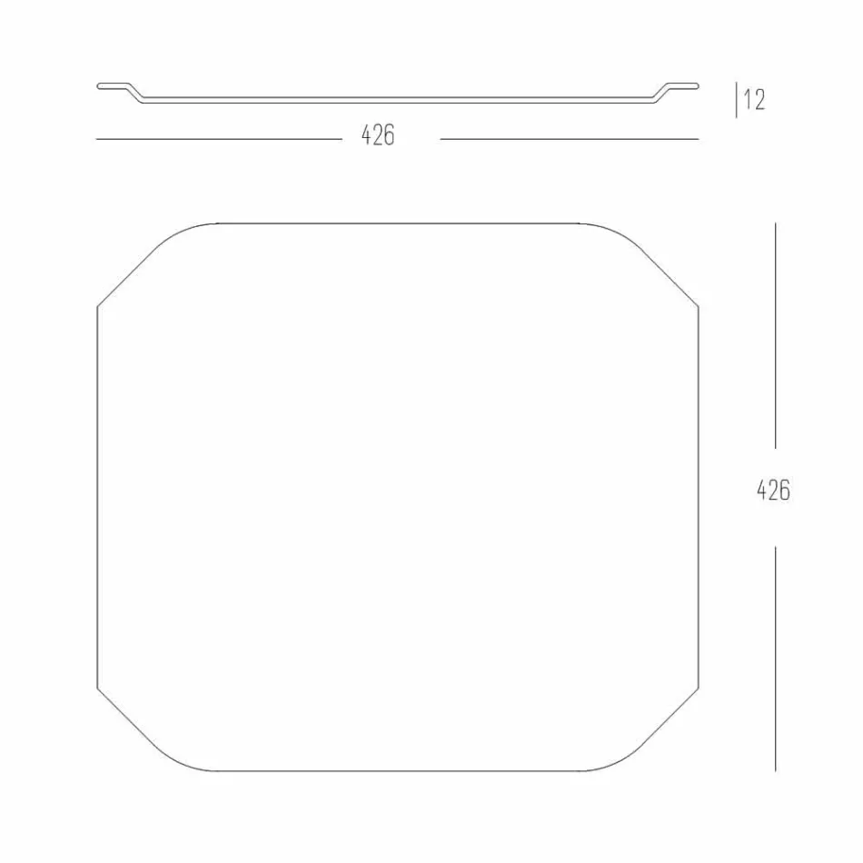 Masă de tăiat bucătărie cu tavă Corian albă cu colțuri - Ivanova Viadurini