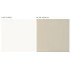 Vitrina living cu 1 usa in alb si finisaj Canaletto Made in Italy - Gerd Viadurini