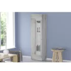 Vitrina de living de design din lemn alb, antracit sau beton - Suzana Viadurini