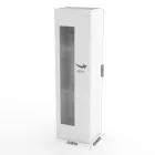 Vitrina de living de design din lemn alb, antracit sau beton - Suzana Viadurini