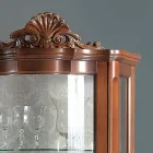 Vitrina Living 1 Usa si 2 Sertare din Lemn Made in Italy - Leonor Viadurini