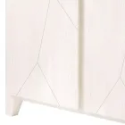 Structura vitrina living din lemn masiv de brad Made in Italy - Pascual Viadurini