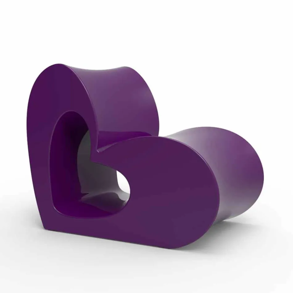 Vondom Agatha fotoliu de design modern din polietilenă colorată Viadurini