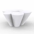 Vondom Agatha masă exterioară de design în polietilenă colorată Viadurini