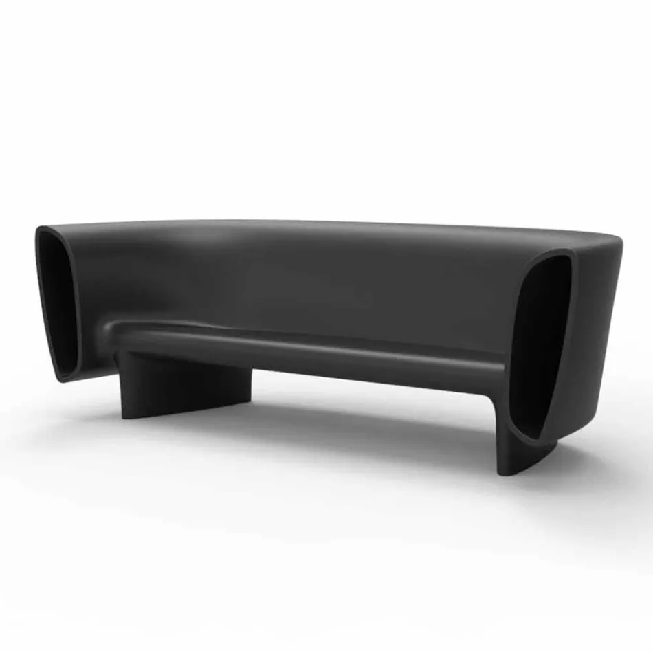 Vondom Bum Bum design modern, cu design negru, cu lacăt de grădină Viadurini