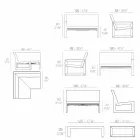 Cadă de grădină Vondom Frame cu design modern Viadurini