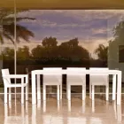 Scaun în aer liber Vondom Frame cu cotiere de design modern Viadurini