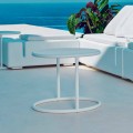 Vondom Kes masă de grădină din oțel rotund, design modern