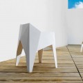 Vondom Voxel scaun modern de gradina colorat in polietilena, 4 piese