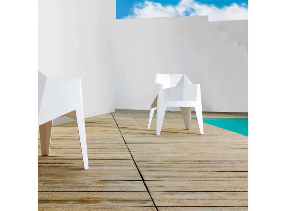 Vondom Voxel scaun grădină colorat, cu design modern Viadurini