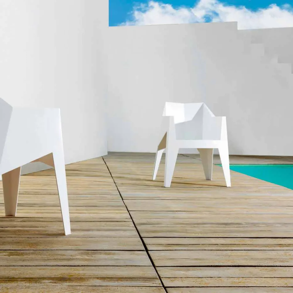Vondom Voxel scaun grădină colorat, cu design modern Viadurini