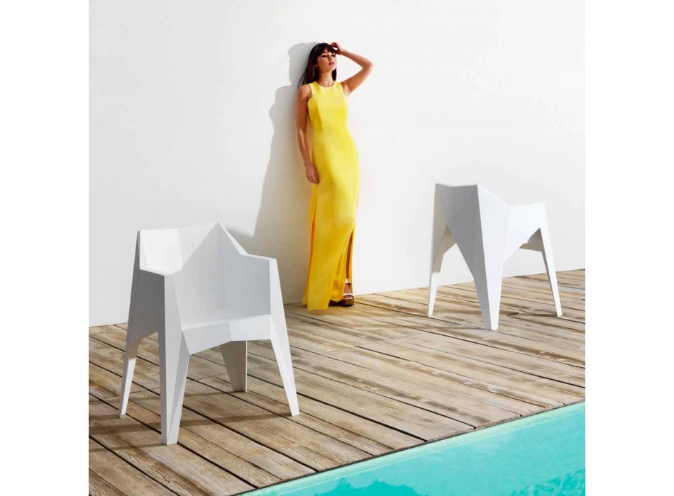 Vondom Voxel scaun grădină colorat, cu design modern Viadurini